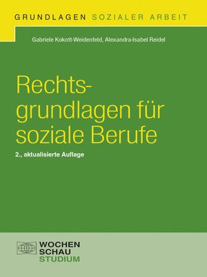 cover image of Rechtsgrundlagen in sozialen Berufen